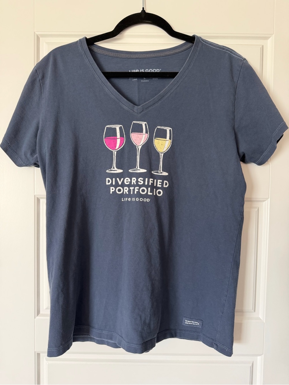 Life Is Good Wine Graphic Tee